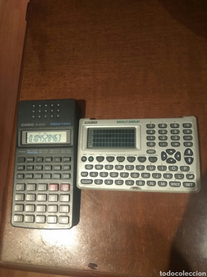 Antig&uuml;edades: Calculadora cientifica casio fracti&oacute;n y agenda personal Casio. - Foto 2