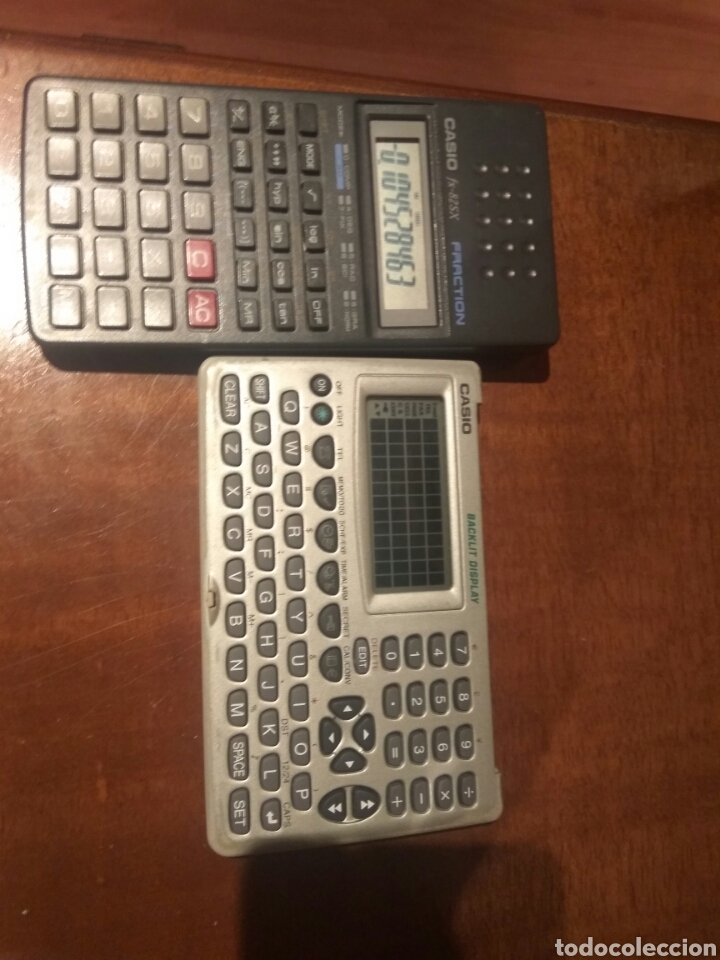 Antig&uuml;edades: Calculadora cientifica casio fracti&oacute;n y agenda personal Casio. - Foto 4