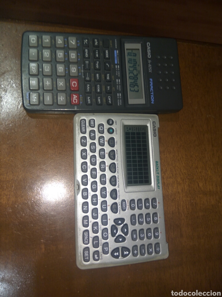 Antig&uuml;edades: Calculadora cientifica casio fracti&oacute;n y agenda personal Casio. - Foto 7