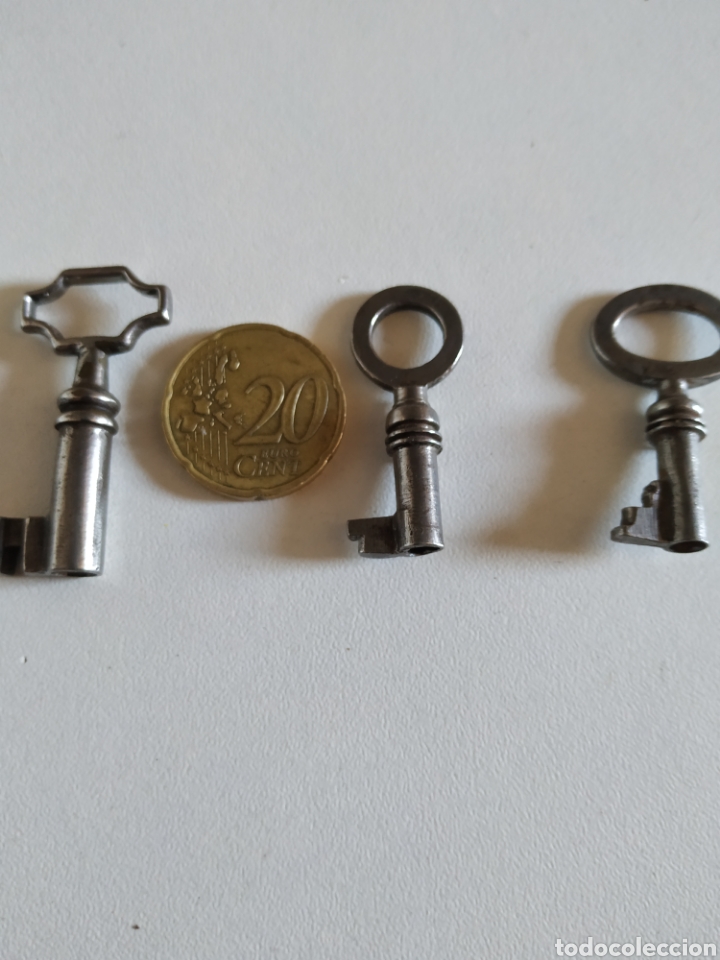 Antig&uuml;edades: Colecci&oacute;n de peque&ntilde;as llaves de forja - Foto 5