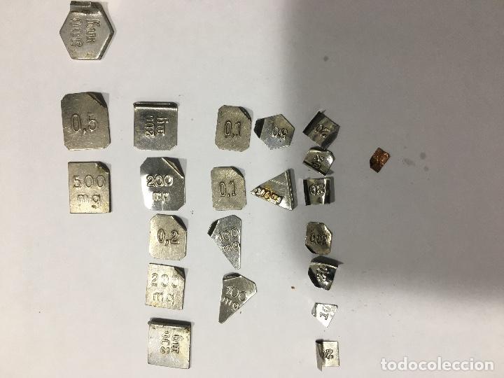 Antig&uuml;edades: antiguo Juego de pesas de precision, completo - Foto 5