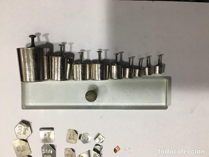 Antig&uuml;edades: antiguo Juego de pesas de precision, completo - Foto 6