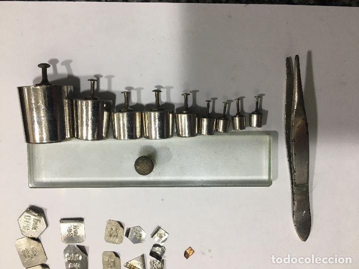 Antig&uuml;edades: antiguo Juego de pesas de precision, completo - Foto 7