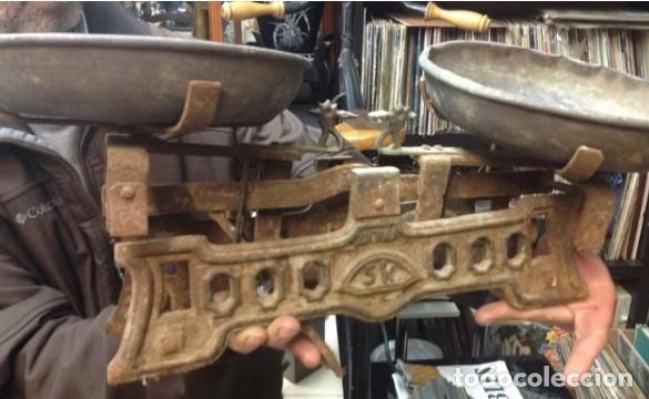 Antig&uuml;edades: BALANZA - bascula HIERRO FUNDIDO EXTRA 5 KG.. - Foto 4