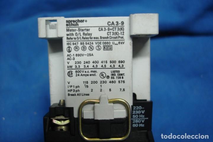 Antig&uuml;edades: CONTACTOR SPRECHER + SCHUH MODELO CA3-09-01 - Foto 3