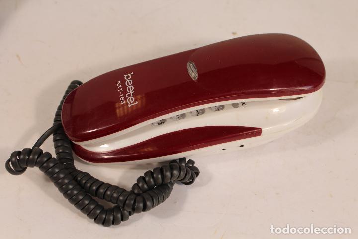 Tel&eacute;fonos: telefono rojo beetel kxt-163 - Foto 2