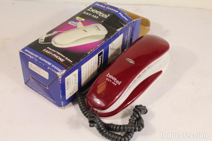 Tel&eacute;fonos: telefono rojo beetel kxt-163 - Foto 1