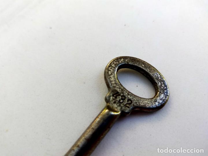 Antig&uuml;edades: LLAVE ANTIGUA DE METAL NUMERADA 432 - Foto 4