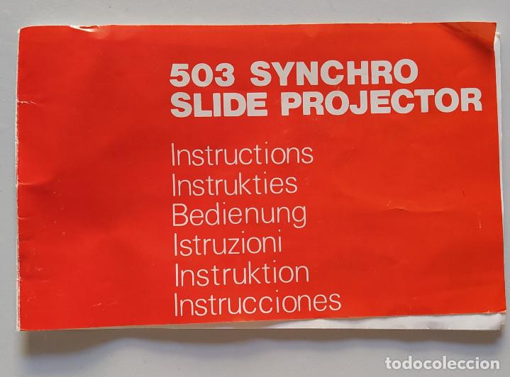 Antig&uuml;edades: PROYECTOR DE DIAPOSITIVAS ROTOMATIC 503 SYNCHRO - Foto 13