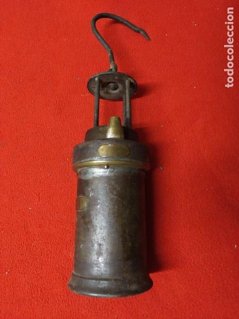 Antig&uuml;edades: ANTIGUO CARBURO MINERO WOLF - Foto 1