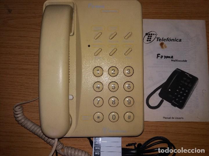 Tel&eacute;fonos: Telefono forma mutiservicio caja instrucciones como nuevo - Foto 2