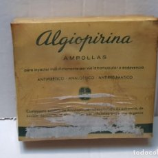 Antigüedades: FARMACIA ANTIGUO MEDICAMENTO ALGIOPIRINA LABORATORIOS FANOX AÑOS 30-40 SIN ABRIR. Lote 217503716