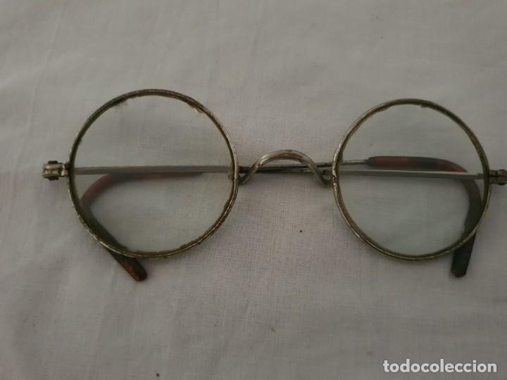 Antig&uuml;edades: ANTIGUAS GAFAS REDONDAS A&Ntilde;O 1900 APROX. - Foto 3