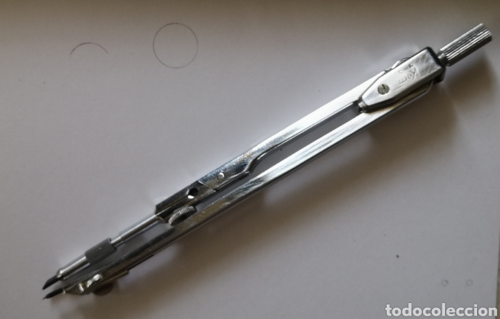 Antig&uuml;edades: Estuche de compases Kern Aarau compas. Del 1950 - Foto 7