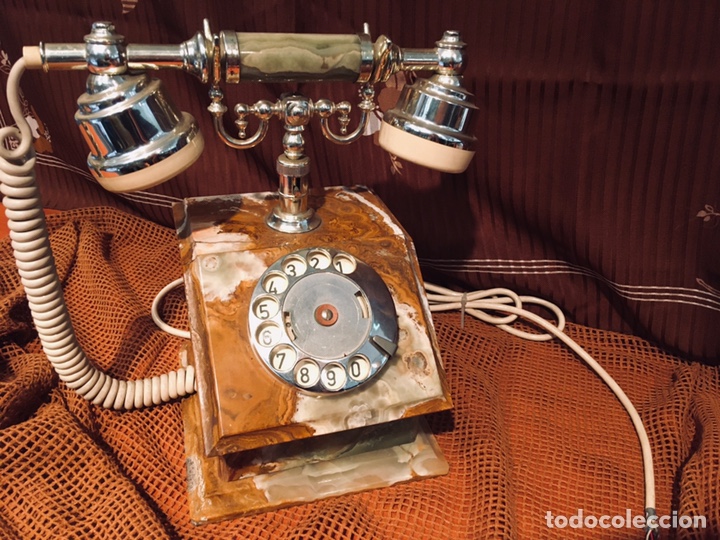 Tel&eacute;fonos: Tel&eacute;fono de m&aacute;rmol rojizo - Foto 2