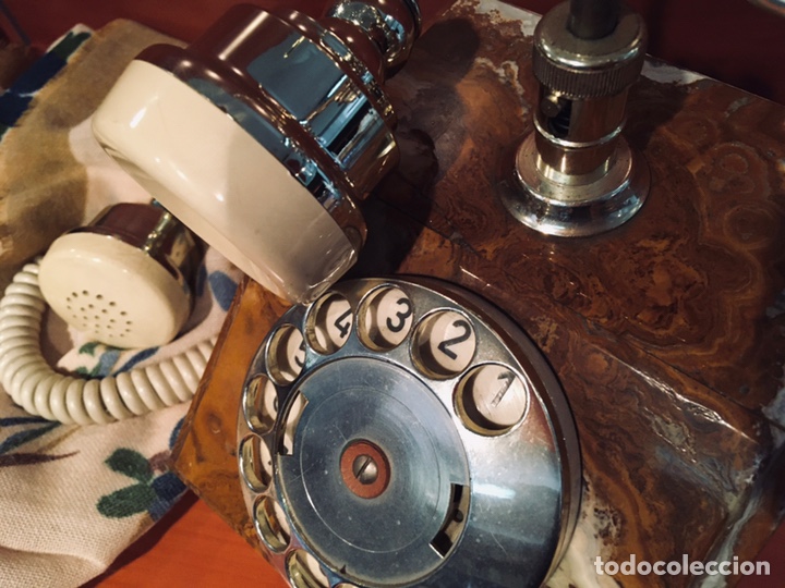 Tel&eacute;fonos: Tel&eacute;fono de m&aacute;rmol rojizo - Foto 5