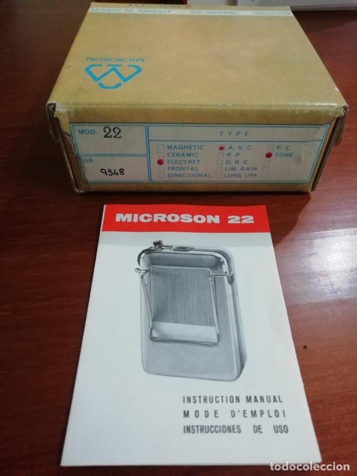 Antig&uuml;edades: AUDIFONO MICROSON 22 SIEMENS A&Ntilde;OS 70 - Foto 2