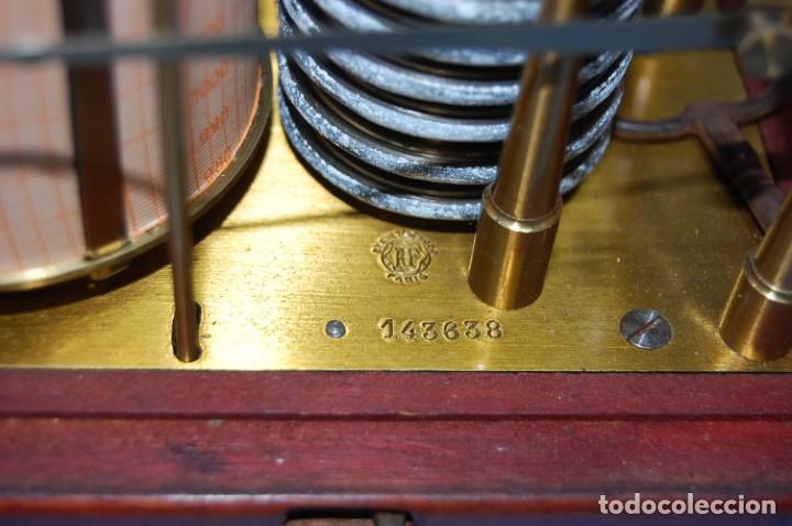 Antig&uuml;edades: BAROGRAFO RICHER FRERES CON SELLO - Foto 4