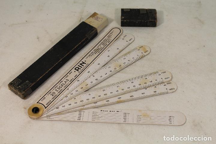 Antig&uuml;edades: regla de calculo 20 escalas RIM - Foto 1