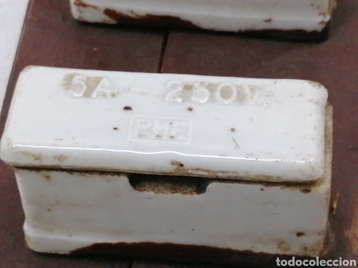 Antig&uuml;edades: 4 plomos de porcelana - Foto 4