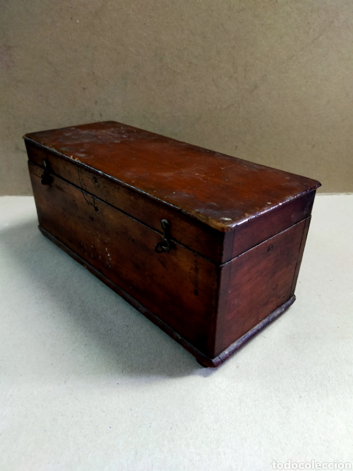 Antig&uuml;edades: VOLTIMETRO AMPERIMETRO EN CAJA DE MADERA DE CAOBA, - Foto 5