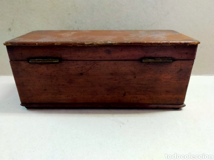 Antig&uuml;edades: VOLTIMETRO AMPERIMETRO EN CAJA DE MADERA DE CAOBA, - Foto 7