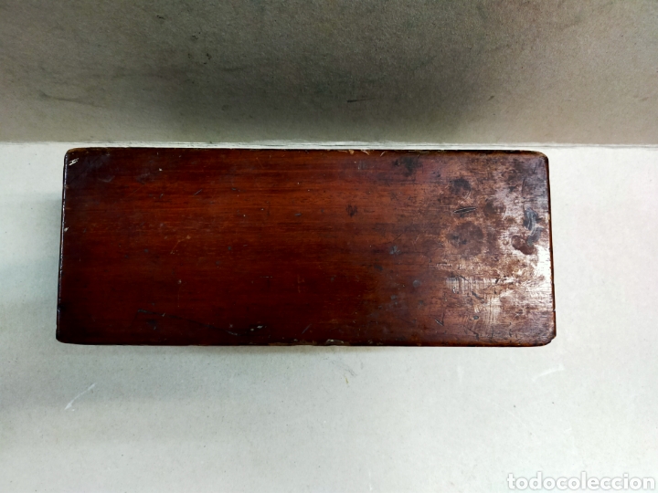 Antig&uuml;edades: VOLTIMETRO AMPERIMETRO EN CAJA DE MADERA DE CAOBA, - Foto 8