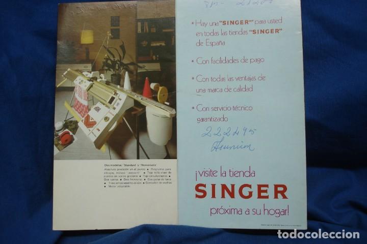 Antig&uuml;edades: CAT&Aacute;LOGO SINGER DESPLEGABLE DE 1975 - Foto 3