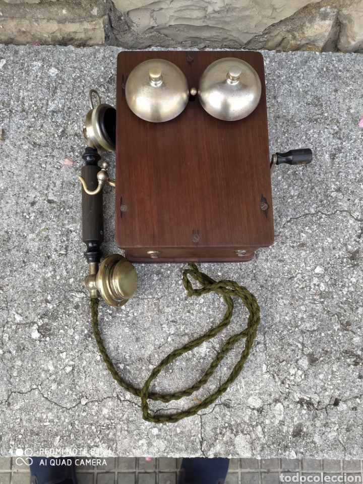 Tel&eacute;fonos: ERICSSON.TELEFONO PARED A MAGNETO - Foto 1