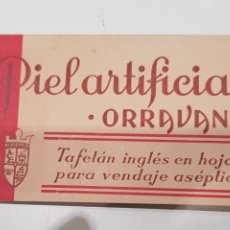 Antigüedades: PIEL ARTIFICIAL ORRAVAN , BARCELONA AÑOS 1930-40. Lote 218895047