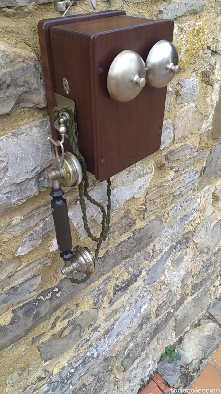 Tel&eacute;fonos: ERICSSON.TELEFONO PARED A MAGNETO - Foto 3