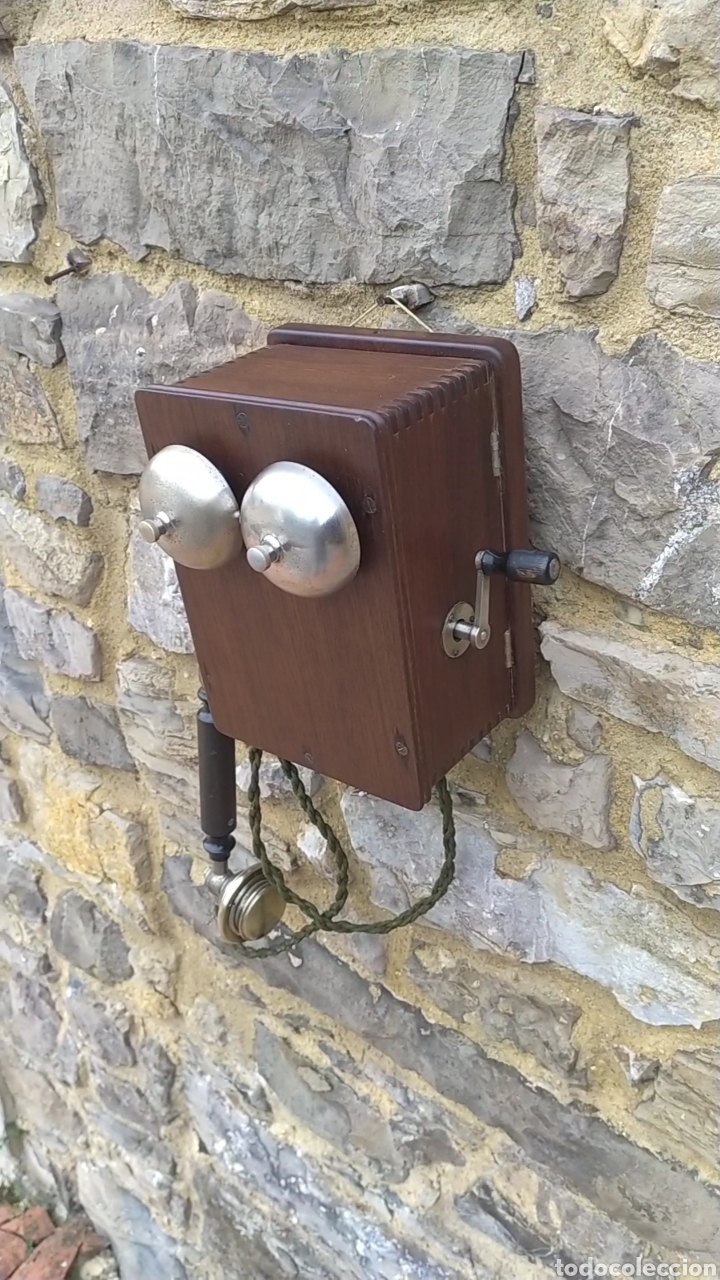 Tel&eacute;fonos: ERICSSON.TELEFONO PARED A MAGNETO - Foto 5