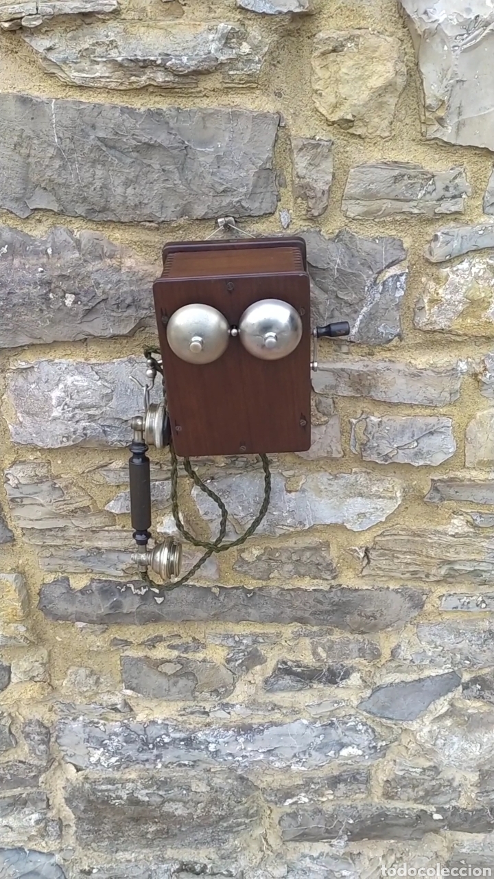 Tel&eacute;fonos: ERICSSON.TELEFONO PARED A MAGNETO - Foto 6