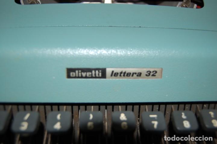 Antig&uuml;edades: M&aacute;quina de escribir de la marca OLIVETTI Lettera 32 - Foto 3