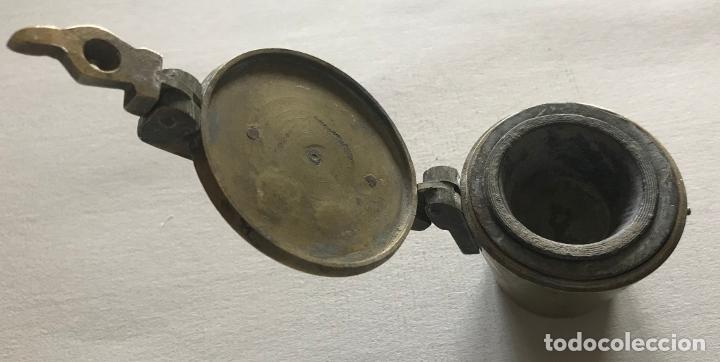 Antigüedades: Ponderal de vasos anidados. Incompleto. Finales del siglo XVIII - Foto 3 - 219479613