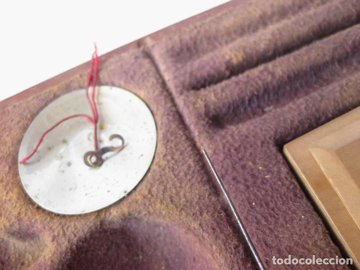 Antig&uuml;edades: Balanza de precisi&oacute;n para monedas, joyas, laboratorio, etc. - Foto 13