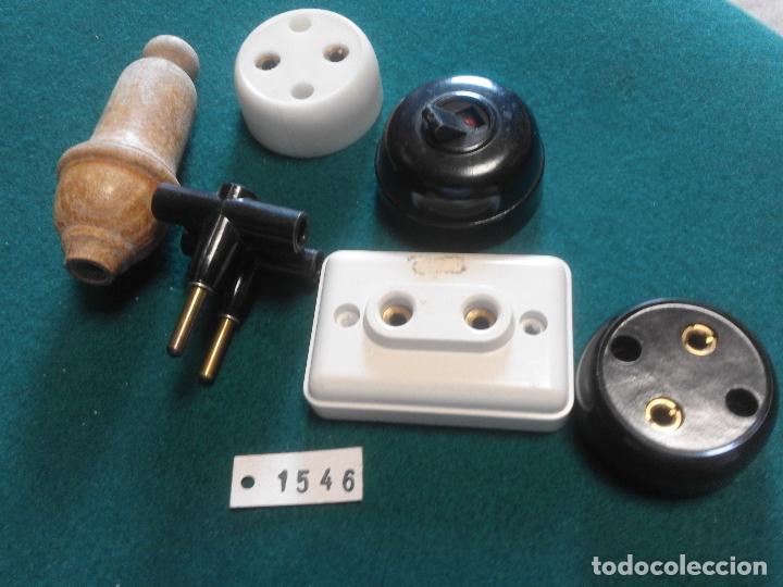 Antig&uuml;edades: LOTE DE MATERIAL ELECTRICO ANTIGUO - Foto 1