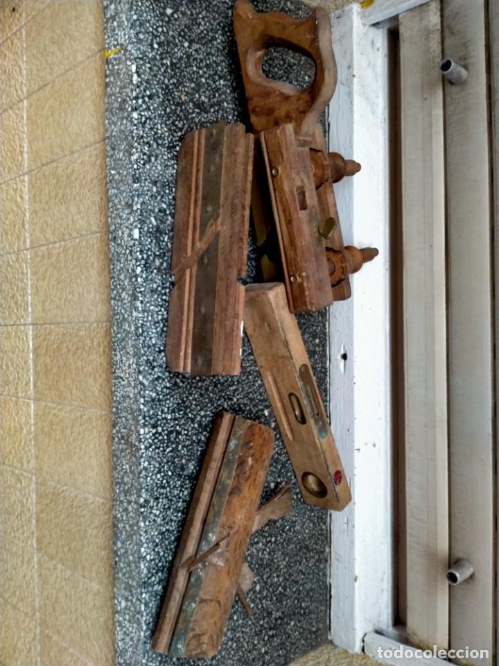 Antig&uuml;edades: LOTE DE HERRAMIENTA DE CARPINTER&Iacute;A CARPINTERO - Foto 3