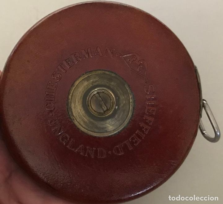 Antig&uuml;edades: Cinta de medir inglesa de 1930. Chesterman & Sheffield - Foto 11
