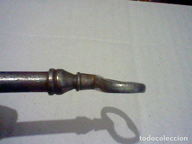 Antig&uuml;edades: LLAVE HIERRO MACIZA 13 CMS LARGO LEER ORIGINAL VSADA - Foto 4