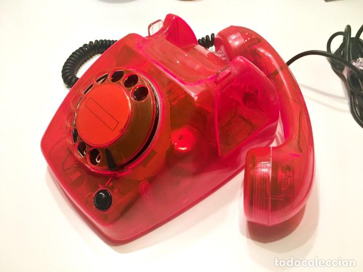 Tel&eacute;fonos: TELEFONO SOBREMESA ERICSSON TRANSPARENTE NARANJA - Foto 1