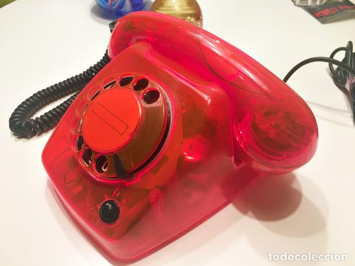 Tel&eacute;fonos: TELEFONO SOBREMESA ERICSSON TRANSPARENTE NARANJA - Foto 2