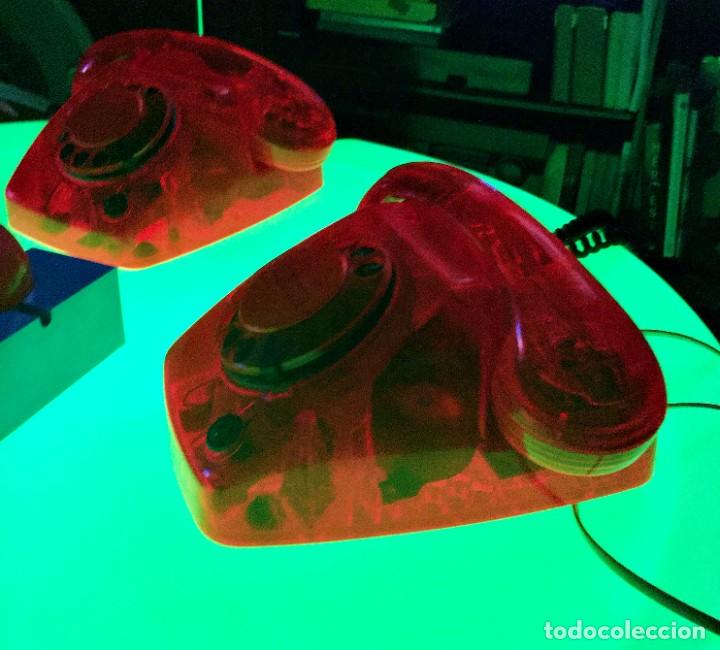 Tel&eacute;fonos: TELEFONO SOBREMESA ERICSSON TRANSPARENTE NARANJA - Foto 4
