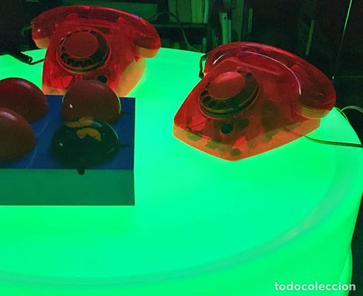 Tel&eacute;fonos: TELEFONO SOBREMESA ERICSSON TRANSPARENTE NARANJA - Foto 5