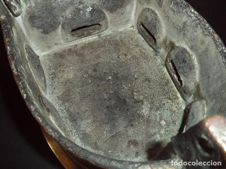 Antig&uuml;edades: Antiga e Grande Plancha a carbon com curiosa inscri&ccedil;&atilde;o - Foto 10
