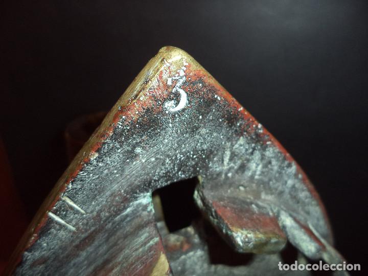 Antig&uuml;edades: Antiga e Grande Plancha a carbon com curiosa inscri&ccedil;&atilde;o - Foto 12