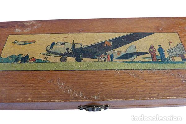 Antig&uuml;edades: Estuche de madera - Foto 2