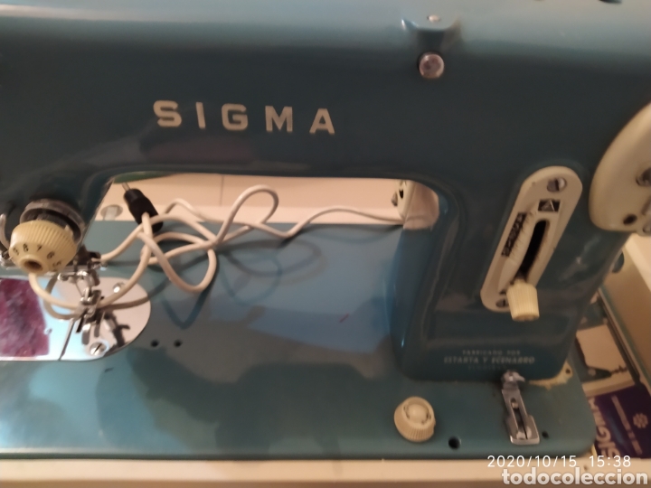 Antig&uuml;edades: M&aacute;quina coser Sigma - Foto 6