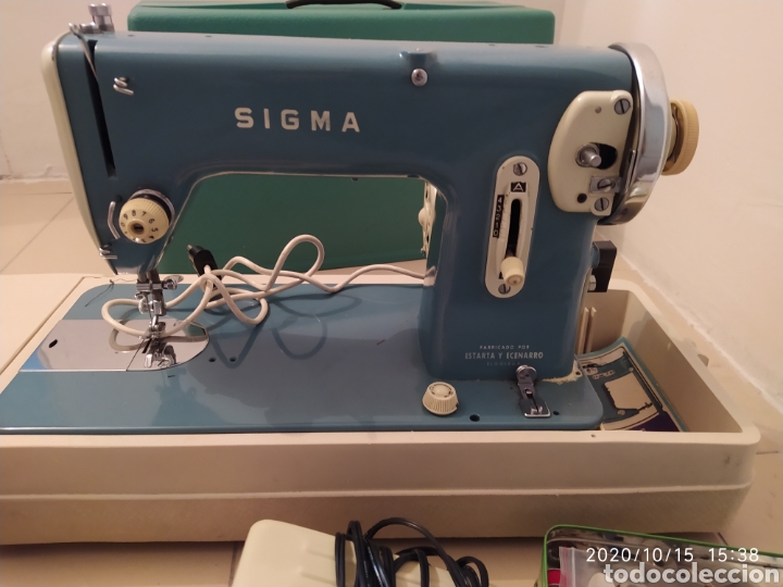 Antig&uuml;edades: M&aacute;quina coser Sigma - Foto 7