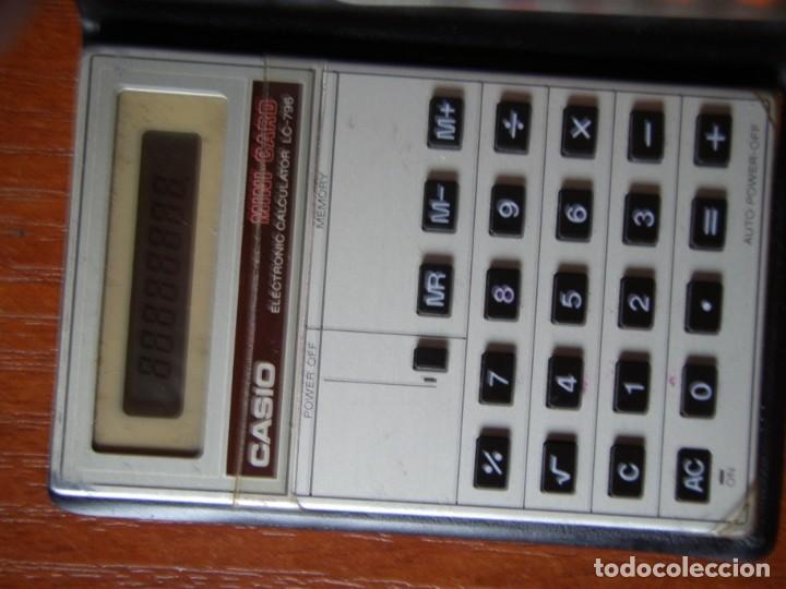 Antig&uuml;edades: CALCULADORA CASIO LC796 LC-796 FUNCIONANDO - Foto 3